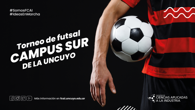 imagen FCAI organiza el torneo de futsal "Campus Sur de la UNCuyo"