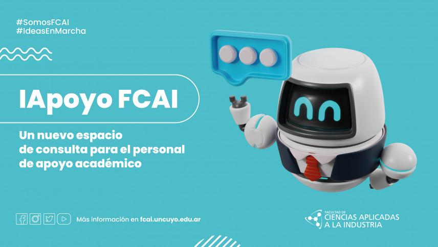 imagen IApoyo FCAI: un nuevo espacio de consulta para el personal de apoyo académico.
