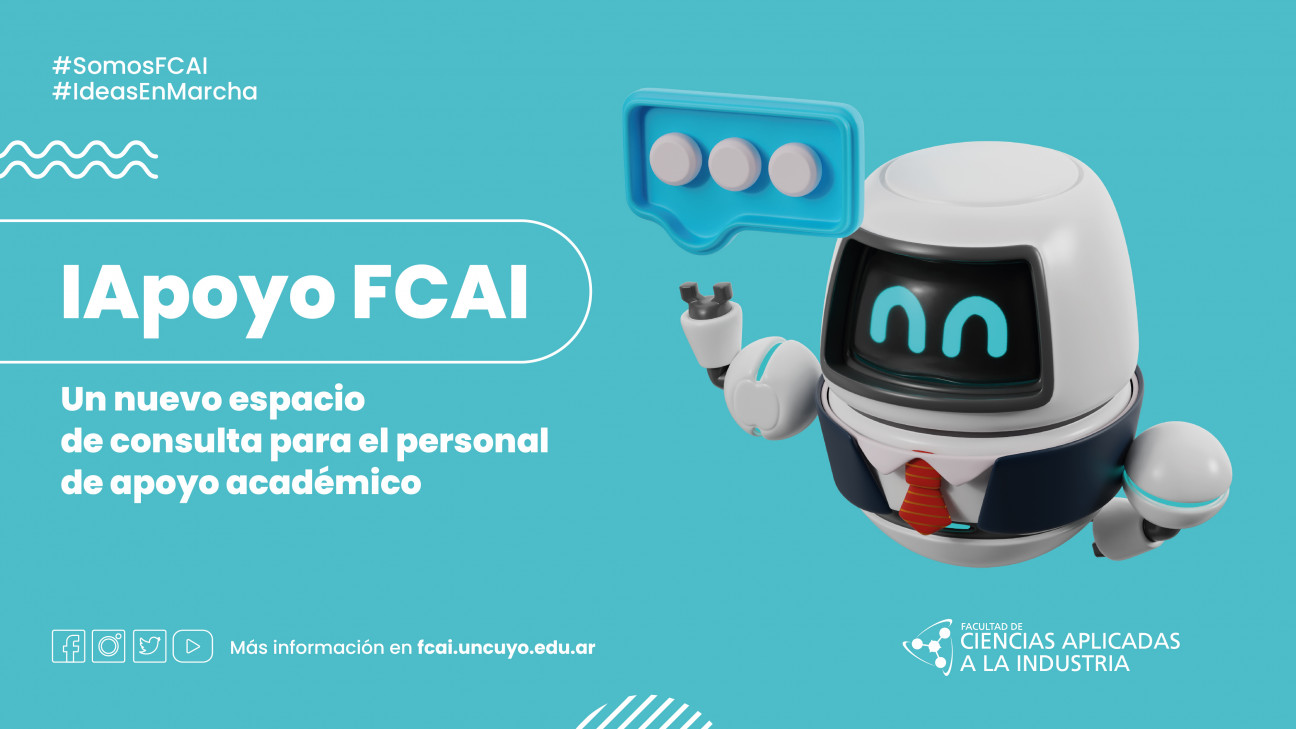 imagen IApoyo FCAI: un nuevo espacio de consulta para el personal de apoyo académico.