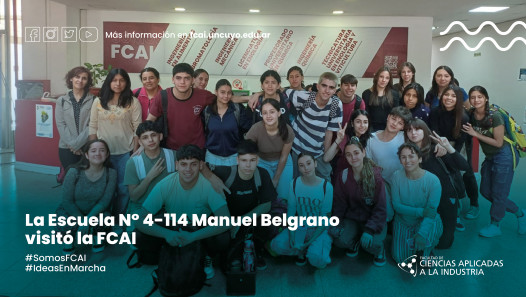 imagen La Escuela N° 4-114 Manuel Belgrano visitó la FCAI