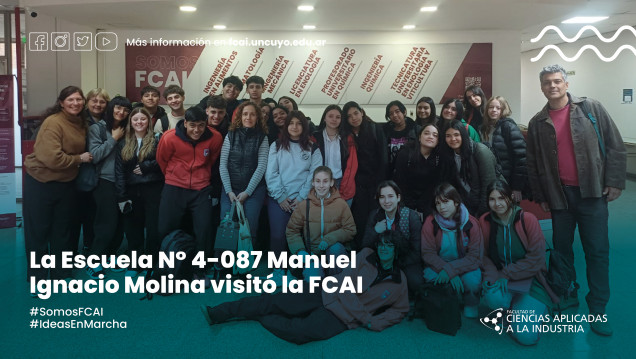 imagen La Escuela N° 4-087 Manuel Ignacio Molina visitó la FCAI