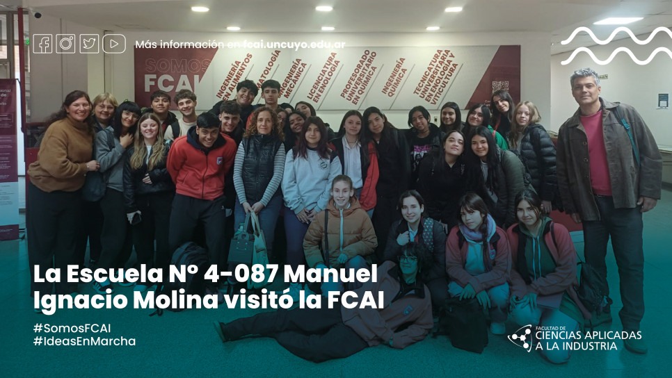 imagen La Escuela N° 4-087 Manuel Ignacio Molina visitó la FCAI