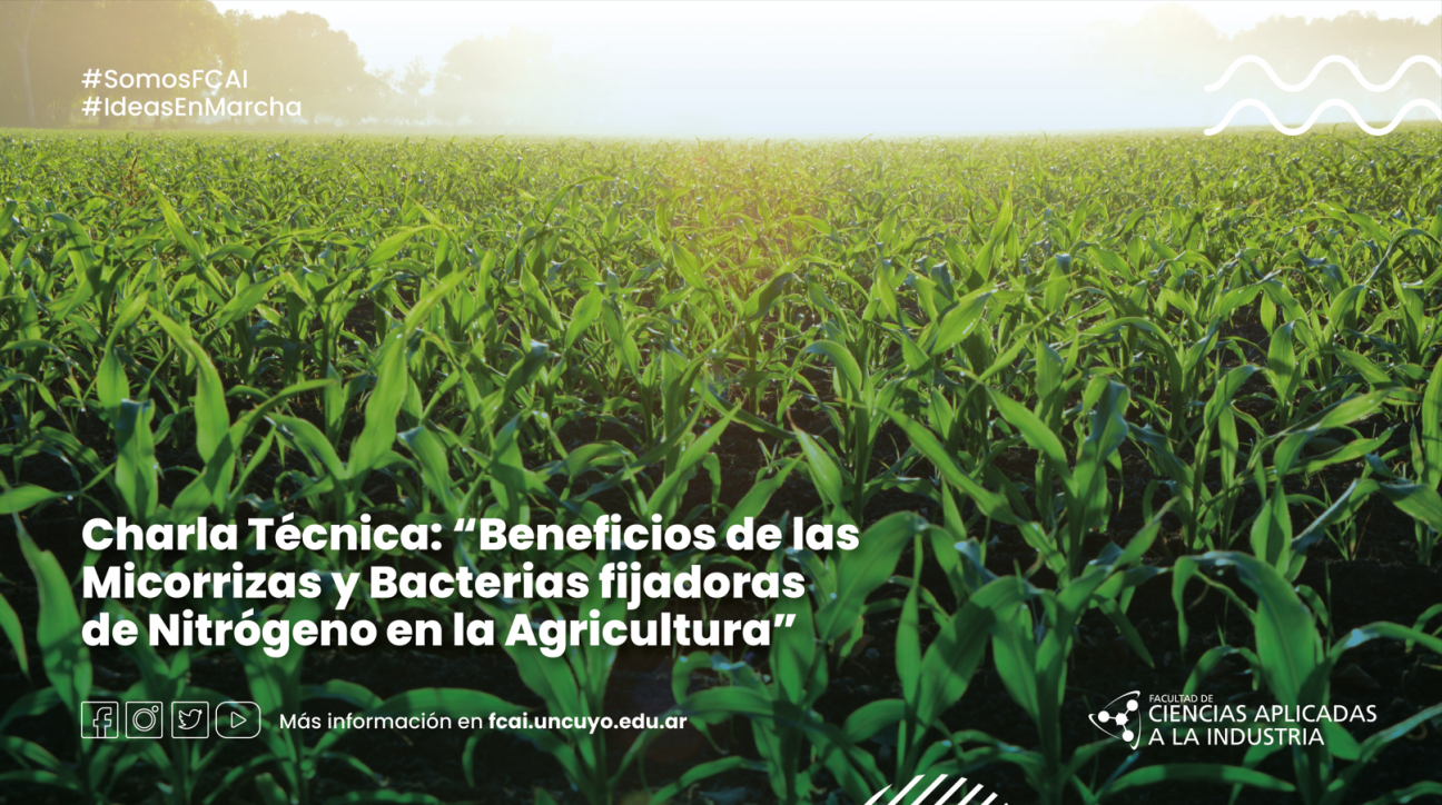 imagen Charla Técnica "Beneficios de las Micorrizas y Bacterias fijadoras de Nitrógeno en la Agricultura"