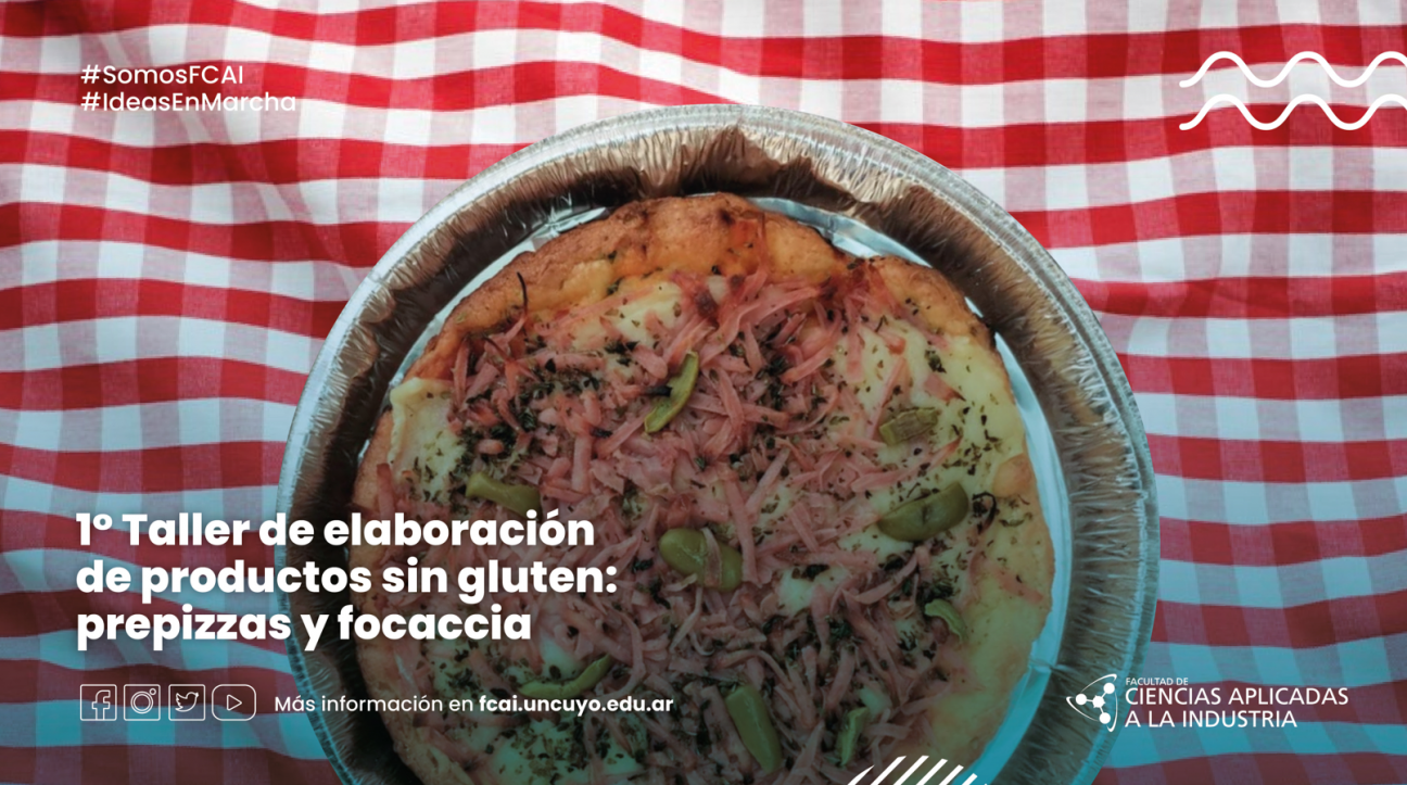 imagen 1°TALLER DE ELABORACIÓN DE PRODUCTOS SIN GLUTEN: PREPIZZAS Y FOCACCIA