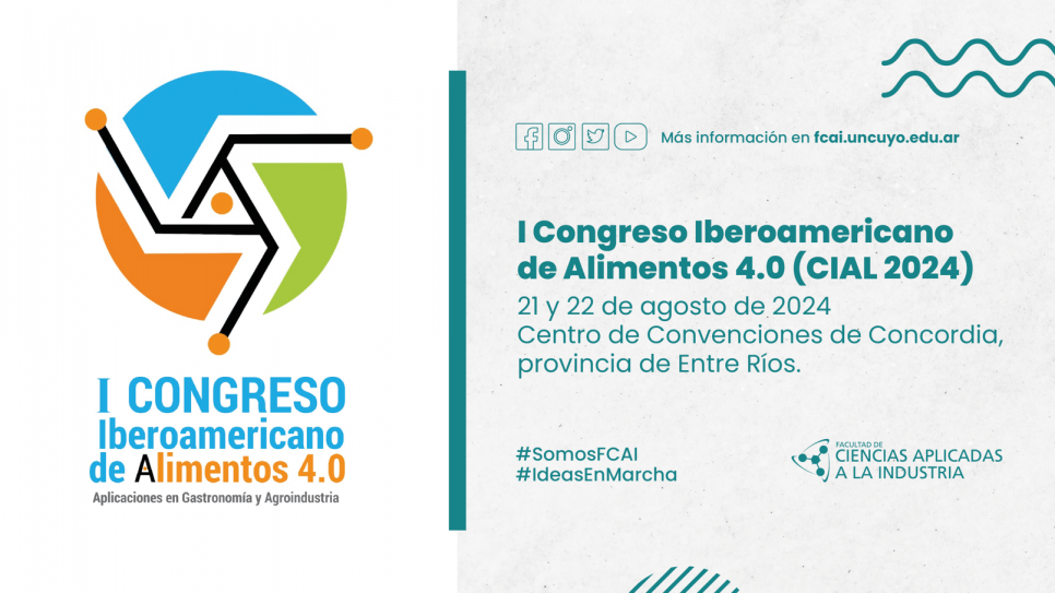 imagen I Congreso Iberoamericano de Alimentos 4.0 (CIAL 2024)