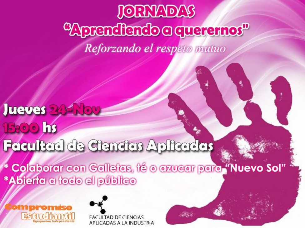 imagen JORNADAS "APRENDIENDO A QUERERNOS"