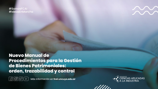 imagen Nuevo Manual de Procedimientos para la Gestión de Bienes Patrimoniales: orden, trazabilidad y control