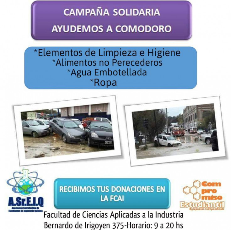 imagen Campaña Solidaria "Ayudemos a Comodoro Rivadavia"