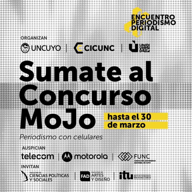 imagen PRIMER CONCURSO MoJo Periodismo con celulares