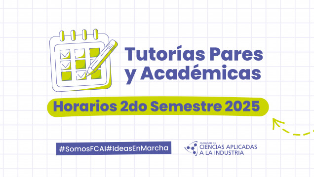 imagen Tutorías Pares y Académicas HORARIOS 2do Semestre 2025