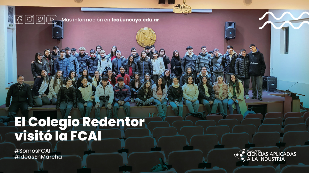 imagen El colegio redentor visitó la FCAI