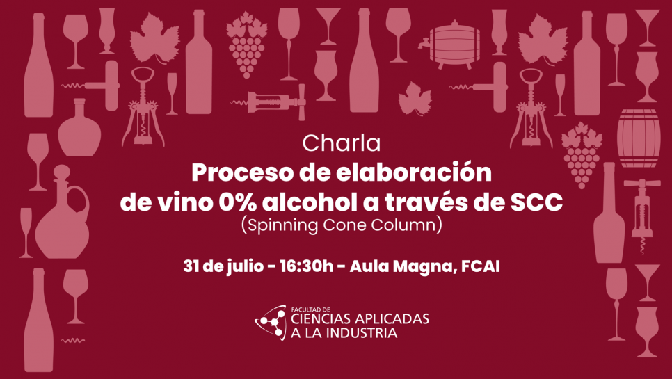 imagen Charla Proceso de elaboración de vino 0% alcohol a través de SCC (Spinning Cone Column)