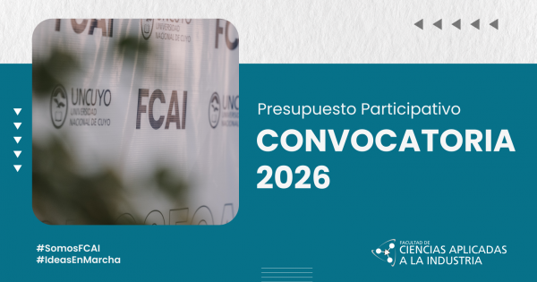 Convocatoria 2026 - Facultad de Ciencias Aplicadas a la Industria