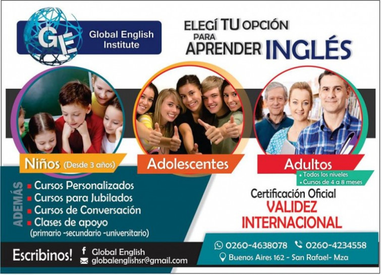 imagen Becas para tres estudiantes de la FCAI en el Instituto de Inglés Global English