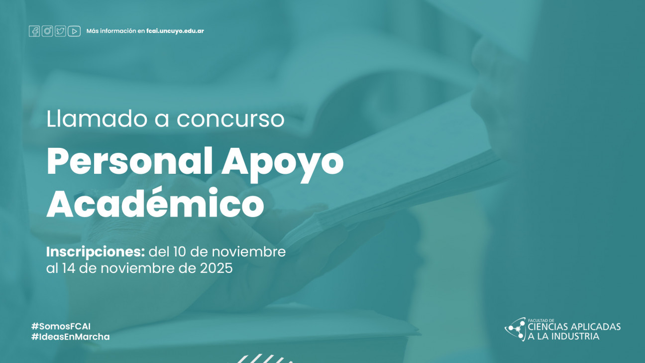 imagen Llamado a concurso Personal de Apoyo Académico.