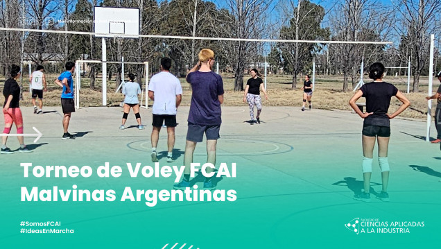 imagen ¡TORNEO DE VOLEY FCAI: MALVINAS ARGENTINAS!