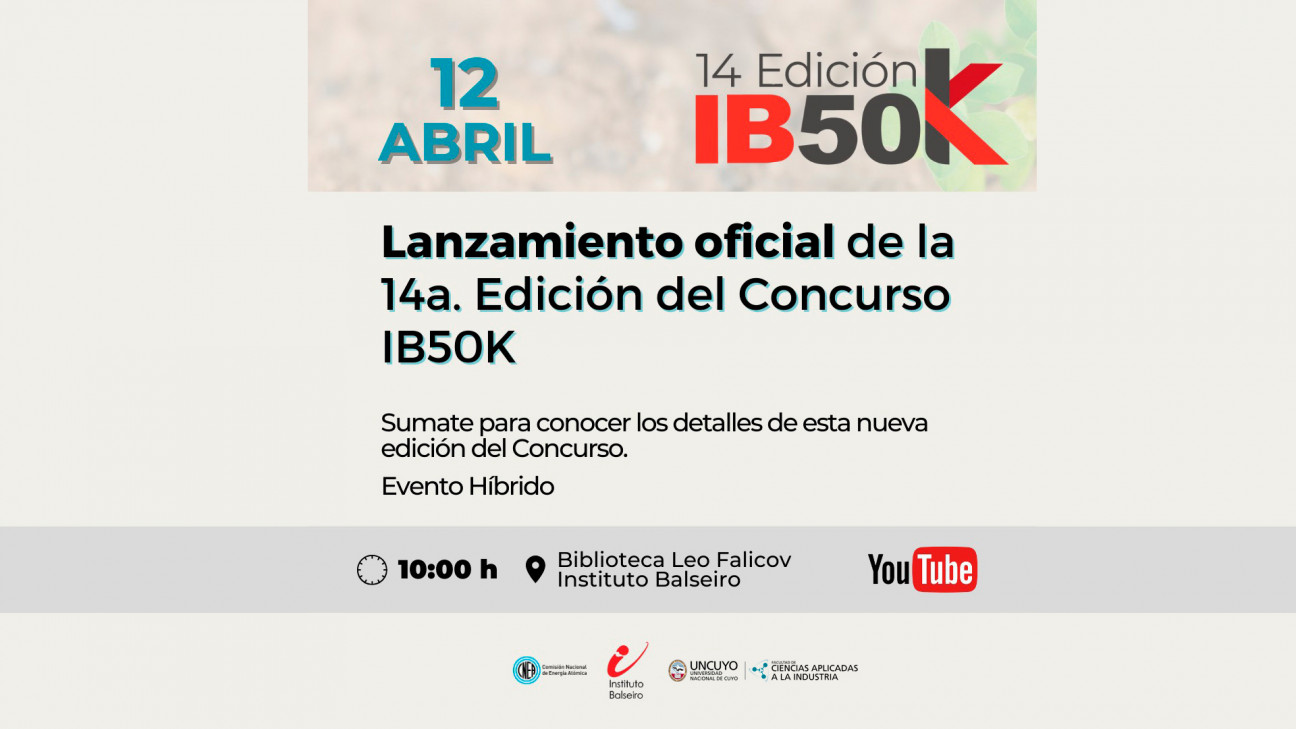 imagen Lanzamiento oficial de la 14º edición del IB50K