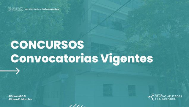 imagen CONCURSOS | Convocatorias Vigentes