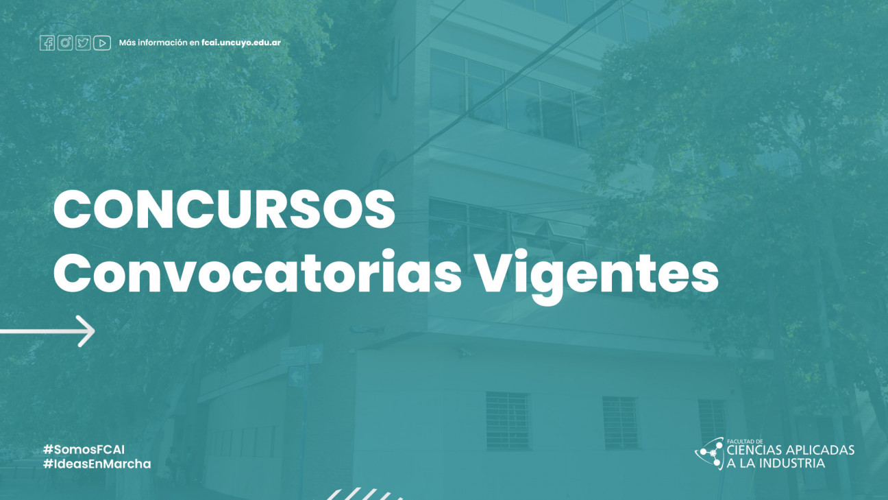 imagen CONCURSOS | Convocatorias Vigentes