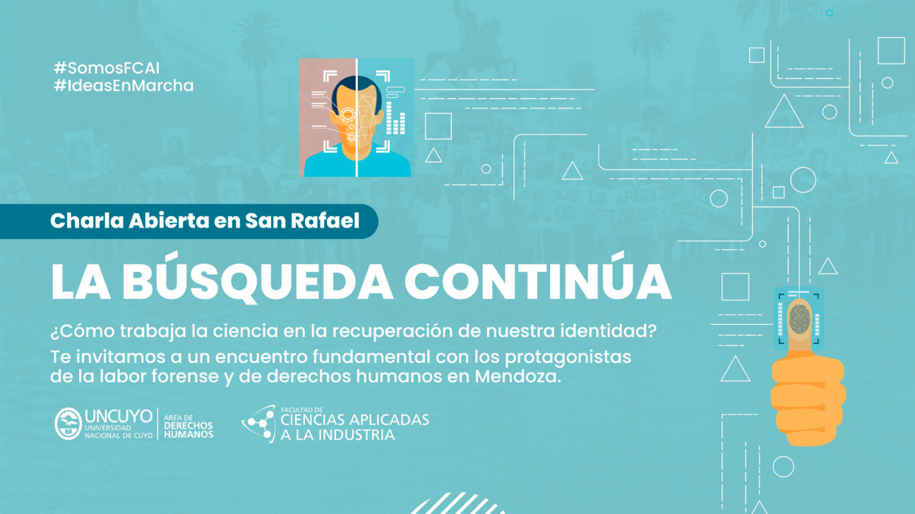 imagen LA BÚSQUEDA CONTINÚA | Charla Abierta en San Rafael