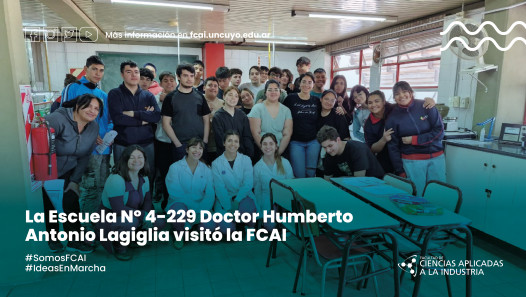 imagen La Escuela Nº 4-229 Doctor Humberto Antonio Lagiglia visitó la FCAI