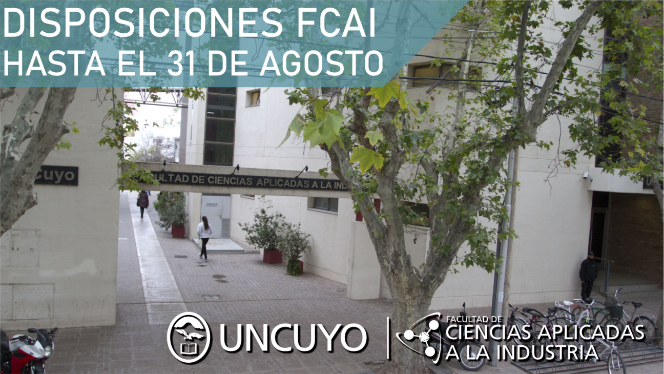 imagen La FCAI Extiende la suspensión de asistencia al trabajo y clases no presenciales hasta el 31 de Agosto