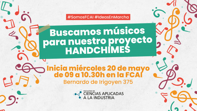 imagen ¡Sumate a nuestro proyecto HANDCHIMES!