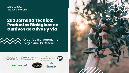 imagen 2da Jornada Técnica: Productos Biológicos en Cultivos de Olivos y Vid