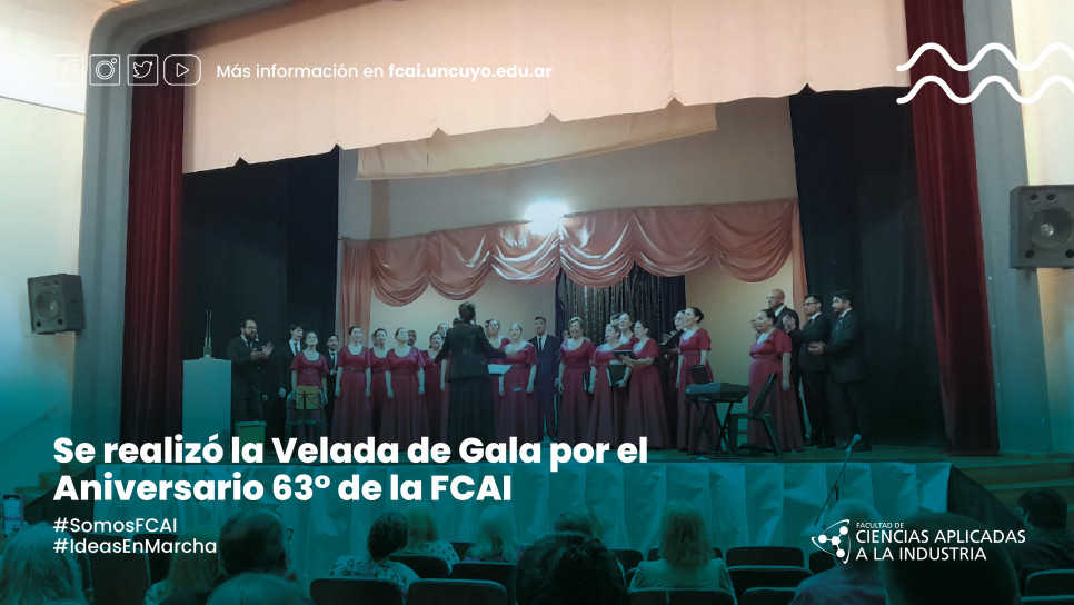 imagen Se realizó la Velada de Gala por el Aniversario 63° de la FCAI