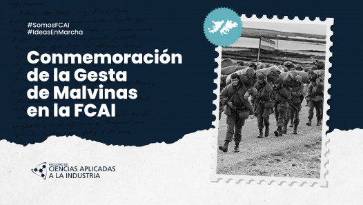 imagen Conmemoración de la Gesta de Malvinas en la FCAI