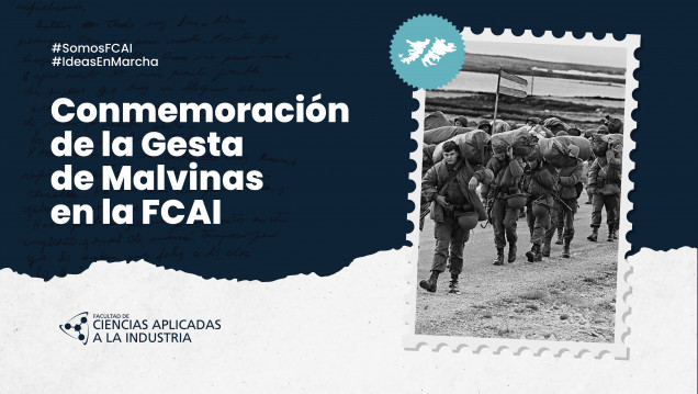 imagen Conmemoración de la Gesta de Malvinas en la FCAI