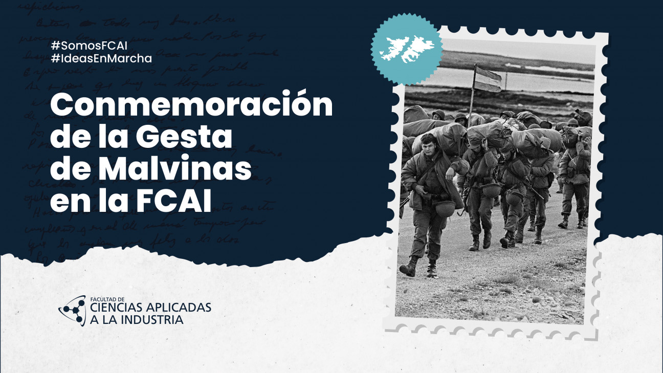 imagen Conmemoración de la Gesta de Malvinas en la FCAI