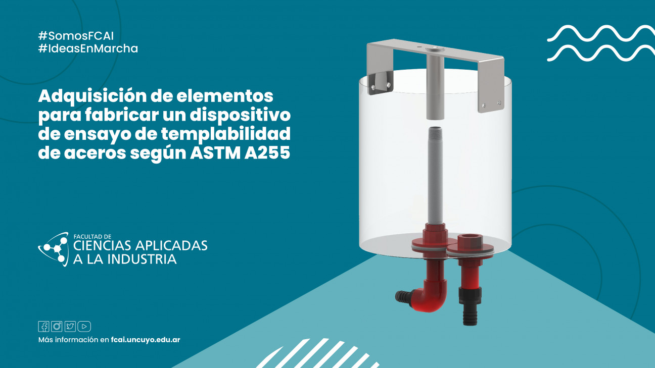 imagen Adquisición de elementos para fabricar un dispositivo de ensayo de templabilidad de aceros según ASTM A255