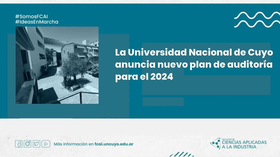 imagen La Universidad Nacional de Cuyo anuncia nuevo plan de auditoría para 2024