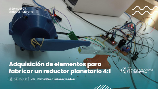 imagen Adquisición de elementos para fabricar un reductor planetario 4:1