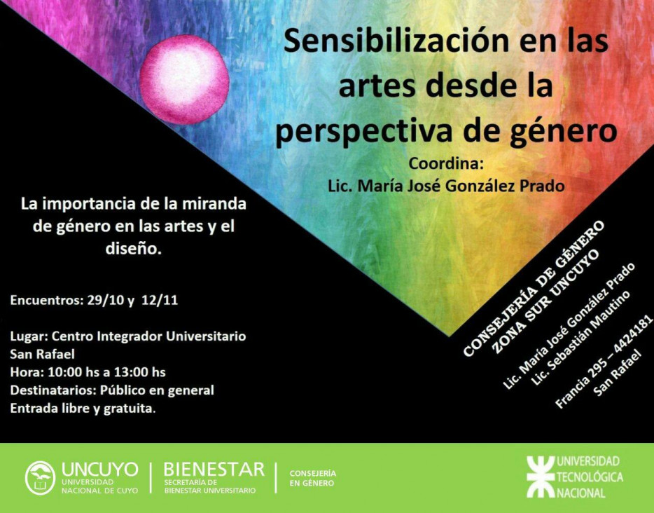 imagen Taller gratuito "Sensibilización en las artes desde la perspectiva de género"