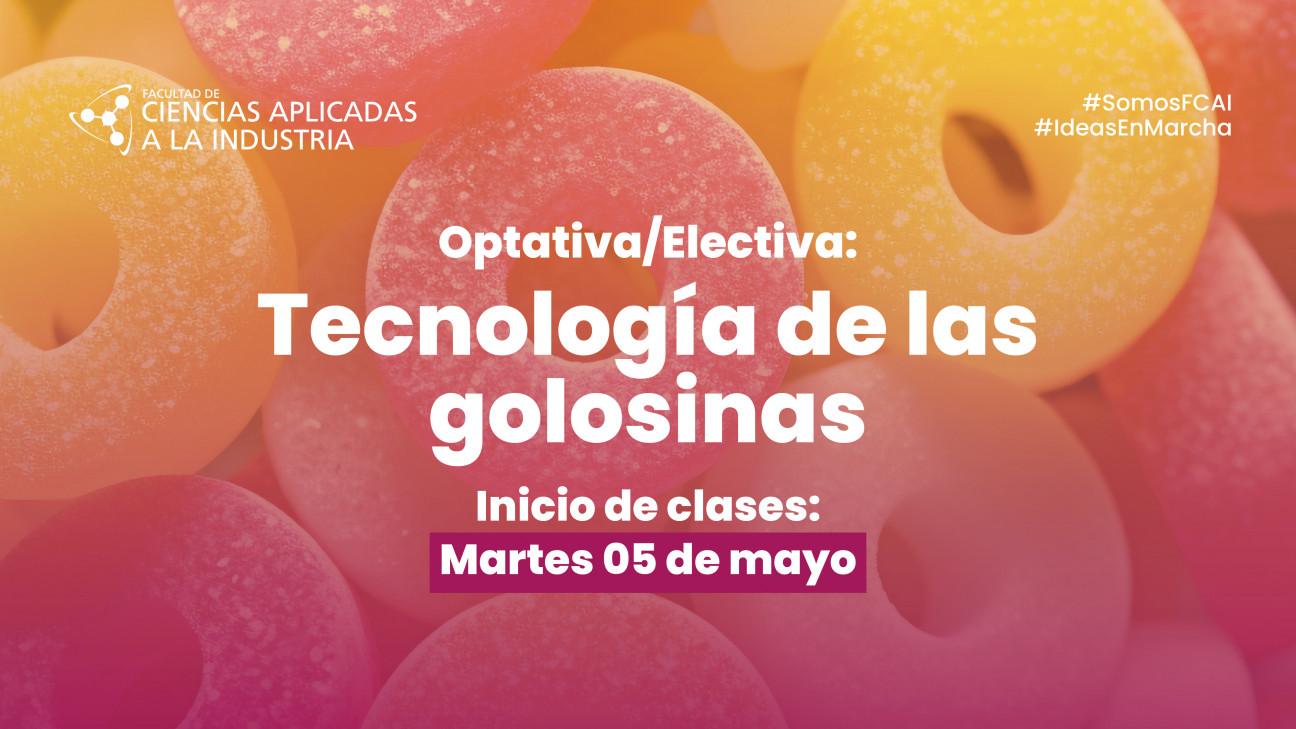 imagen Optativa/Electiva Tecnología de las Golosinas