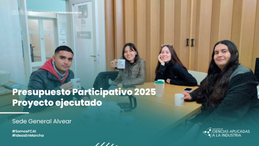 imagen Nos complace anunciar que uno de los proyectos seleccionados en el marco del Presupuesto Participativo 2025 ya se encuentra ejecutado.