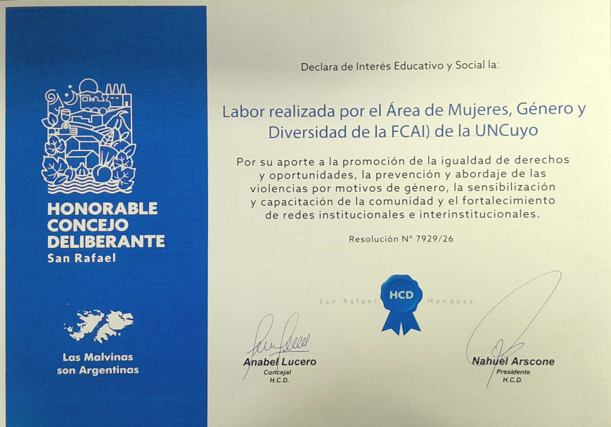 imagen Área de Mujeres, Género y Diversidad