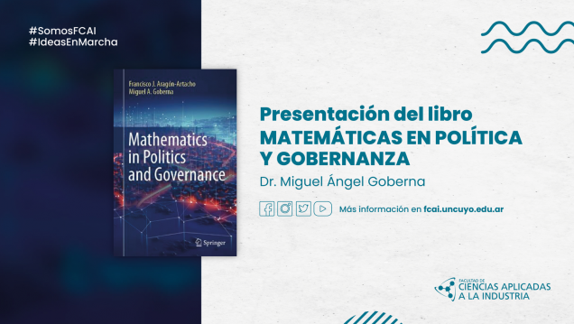 imagen Presentación del libro Matemáticas en Política y Gobernanza