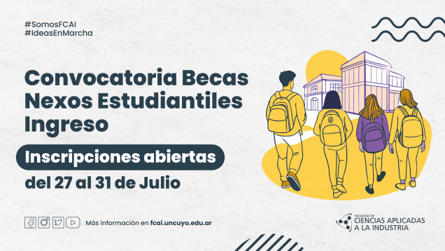 imagen Convocatoria Becas Nexos Estudiantiles Ingreso