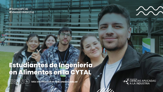 imagen Estudiantes de Ingeniería en Alimentos en la CyTAL