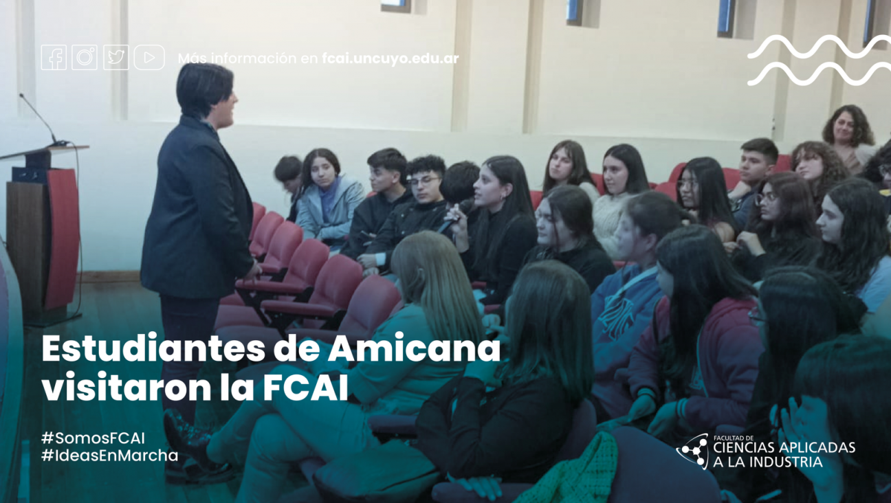 imagen Visita de estudiantes de Amicana a la FCAI