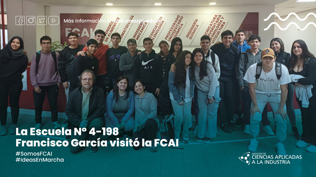 imagen La Escuela N° 4-198 Francisco García visitó la FCAI