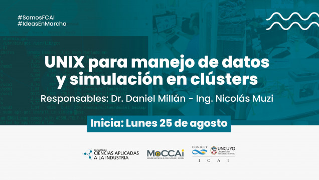 imagen UNIX para manejo de datos y simulación en clústers