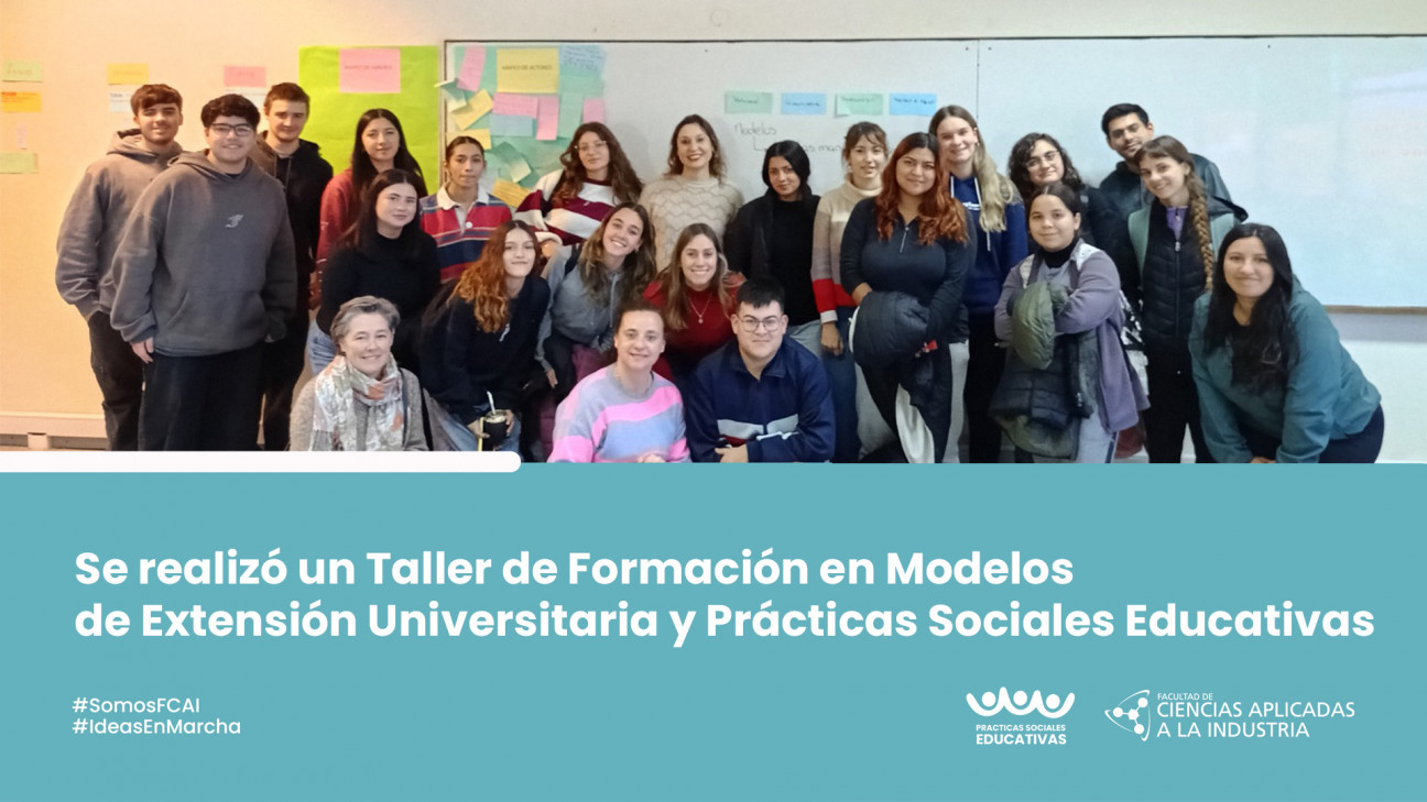 imagen Se realizó un Taller de Formación en Modelos de Extensión Universitaria y Prácticas Sociales Educativas