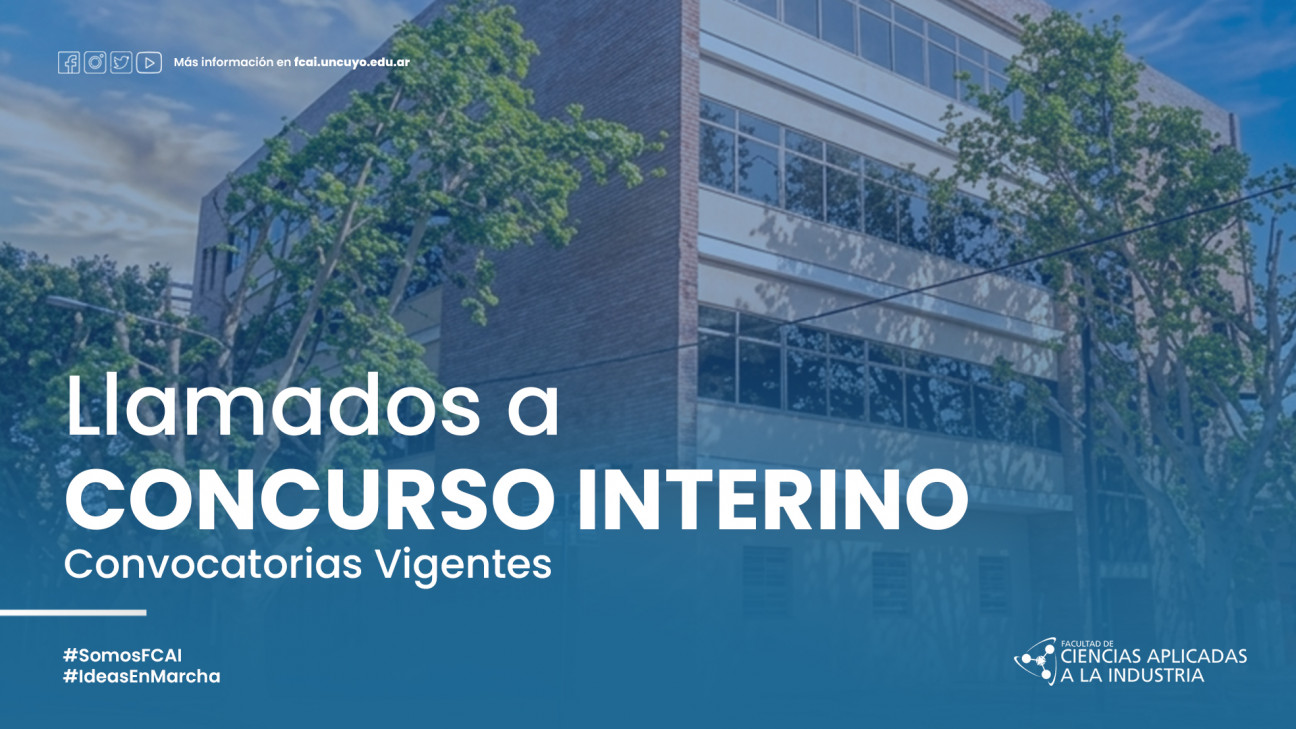 imagen Llamados a CONCURSO INTERINO