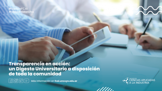 imagen Transparencia en acción: un Digesto Universitario a disposición de toda la comunidad