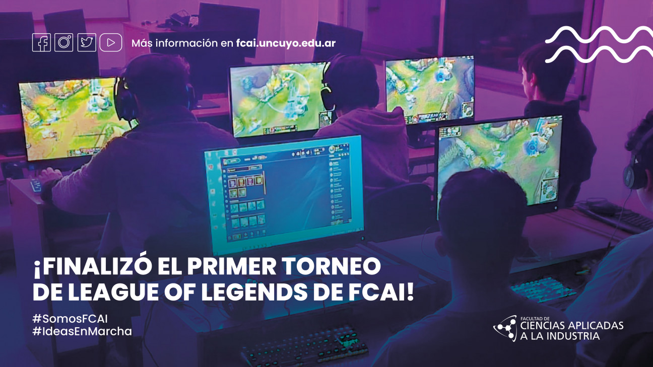 imagen ¡FINALIZÓ EL PRIMER TORNEO DE LEAGUE OF LEGENDS DE FCAI!