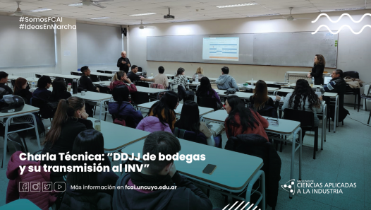 imagen Charla Técnica: "DDJJ DE BODEGAS Y SU TRANSMISIÓN AL INV"